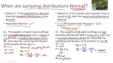 6 2 Sampling Distribution for Means