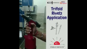 Trifold Rivets Application- Best blind rivets for plastic, automotive applications.#rivets #rivets
