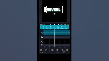 Reveal Text Animation In Vn Video Editor (tutorial) #shorts #vnvideoeditor