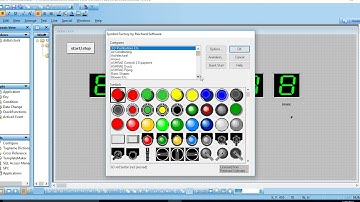 Digital clock in Intoch SCADA software