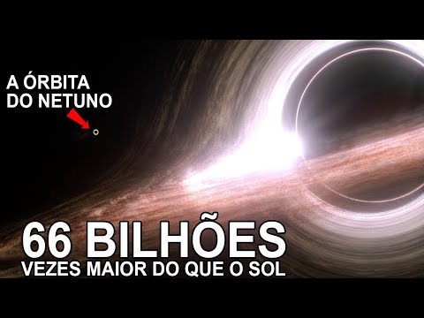 Os 5 maiores buracos negros massivos no universo!
