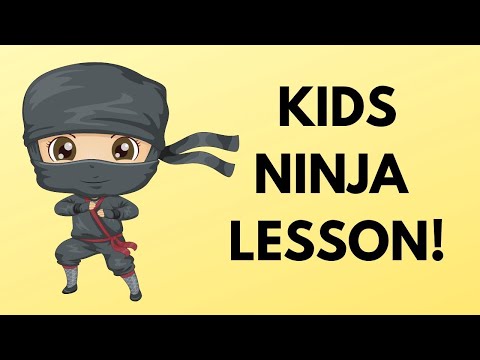 How To Be A Ninja For Kids | Wood Chopper Virtual Game! | Dojo Go (Week 11)