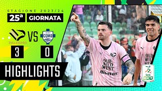 Palermo vs Como 3-0 | Emerge tutto il talento dei siciliani in casa | HIGHLIGHTS SERIE BKT 2023-2024
