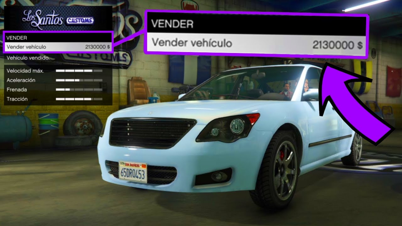 Como VENDER COCHES de la CALLE por MILLONES (Truco Dinero GTA 5 Online