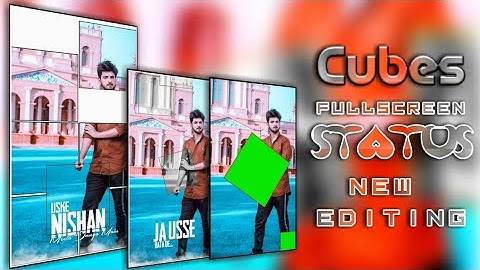 How To Make Cubes Pic Box trending Editing In KineMaster || 3D editing || best editing