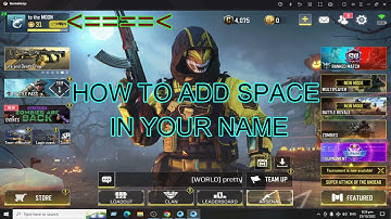 HOW TO ADD SPACE IN NAME CALL OF DUTY MOBILE
