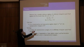 Gwendolyn Barnes: "A category theoretic framework for noncommutative and nonassociative geometry"