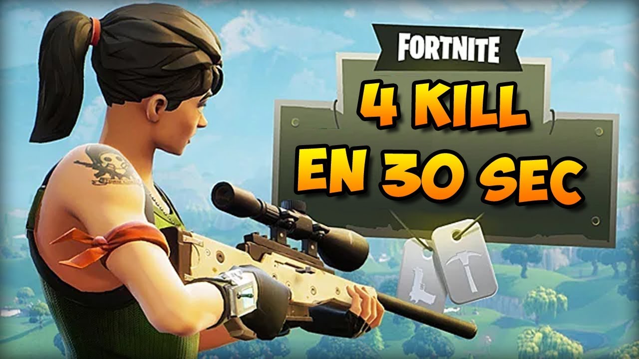 4 Kills en 30 secondes ? | Fortnite - YouTube