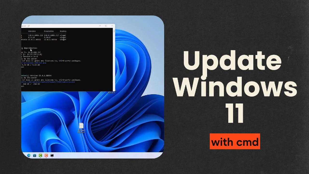 How to Update Windows 11 with cmd 2025 - YouTube