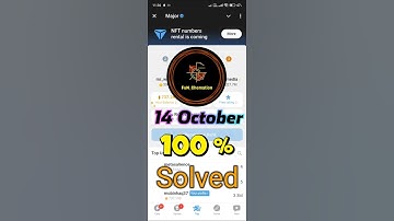 14 October Durov Puzzle Trick ( Major or Hold coin) Solved for 5000 Stars #Major Coin#puzzle #crypto