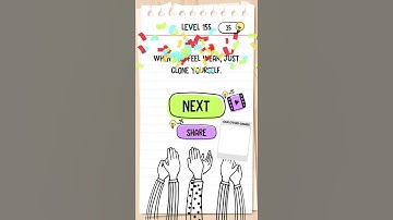 Brain Test level 155 tricky puzzles walkthrough