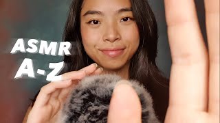 [ASMR] Pick An Alphabet! A-Z Trigger Words 🔤 Whispering & Face/Mic Touching For Sleep