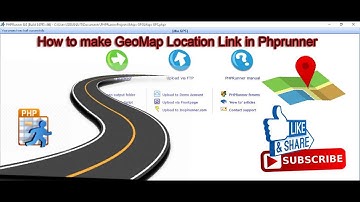 How to make GeoMap Location Link in Phprunner