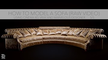 How to model a Sofa (5/5)
