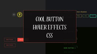 Cool Button Hover Effects Css Codepen