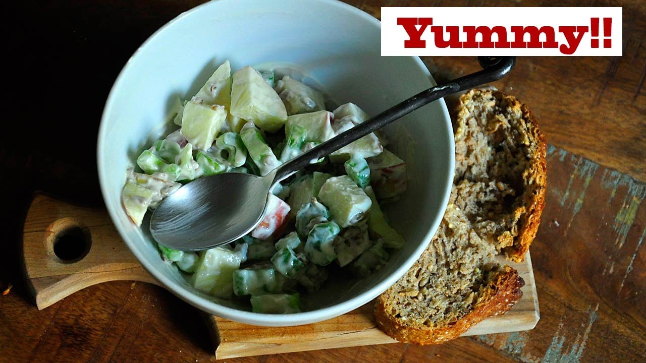 Day at home Try Apple Yogurt Salad For Lunch!