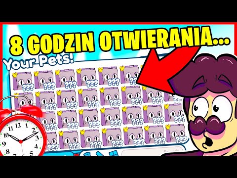 I OPENED CHRISTMAS EGGS FOR 8 HOURS AND THIS HAPPENED... THE BIGGEST PET SIMULATOR X OPENING!