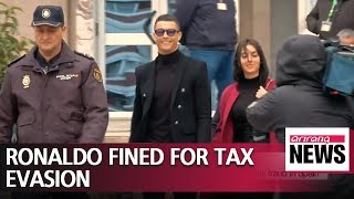 Cristiano Ronaldo accepts $20 million fine for tax fraud in Spain