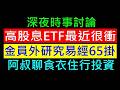 幫金員外研究易經65卦［高股息ETF最近很衝］白同學時事討論食衣住行娛樂