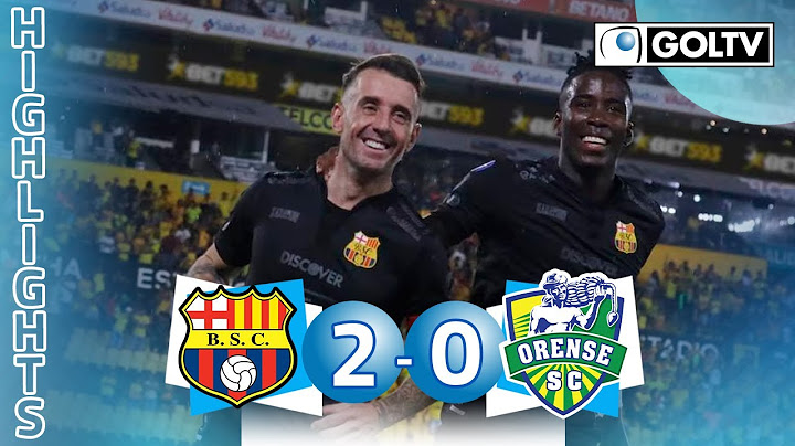 Barcelona SC 2 - 0 Orense SC | GOLES | Liga Pro Ecuador
