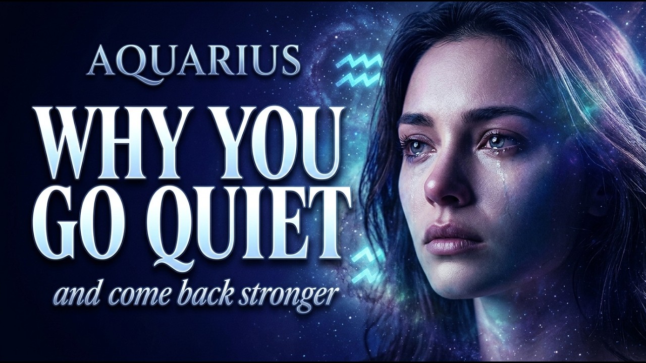 ♒ Aquarius: Why You Go Quiet When You’re Hurting… And How You Come Back Stronger 💔✨