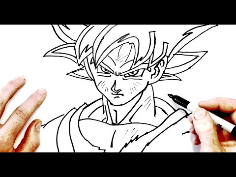 How to Draw Goku | Step by step | Dragonball Super - YouTube