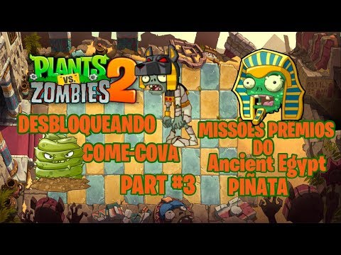 Plants vs. Zombies 2: It's About Time DESBLOQUEANDO COME-COVA MISSÕES PIÑATA- Ancient Egypt