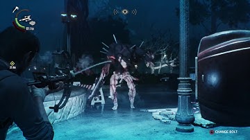 The Evil Within 2 - Chapter 5 Lying in Wait: The Gruesome Giggling Guardian Bossfight Gameplay PS4