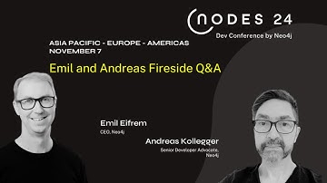 NODES 2024 - Emil Eifrém and Andreas Kollegger Fireside Q&A
