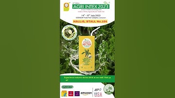 Agri Intex 2023 CODISSIA Coimbatore | Coconectar (thenneera) 100% Natural Drink | #AgriIntex2023