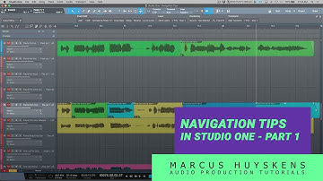 Navigation Tips in PreSonus Studio One - Part 1