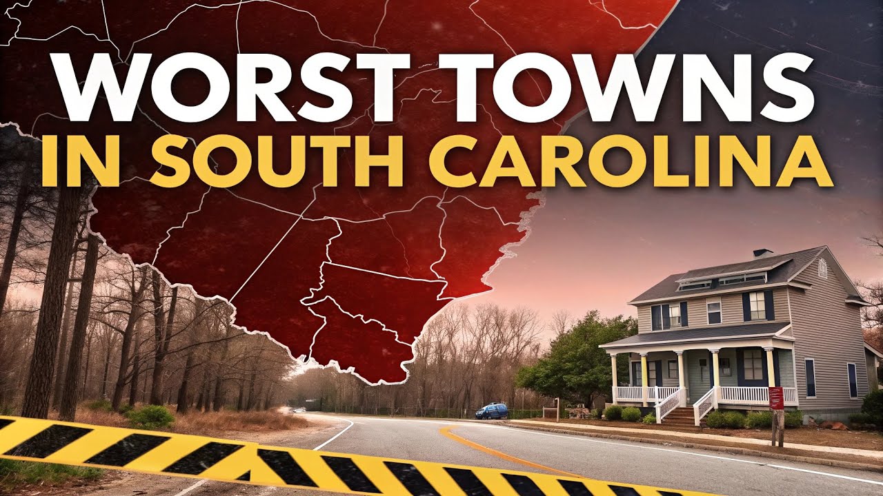 Top 10 Worst Towns to Live in South Carolina Right Now | Avoid These Places
