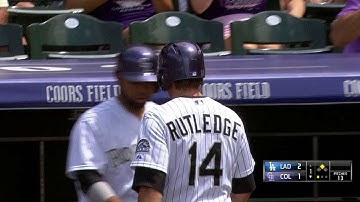 LAD@COL: Arenado plates Rutledge with groundout