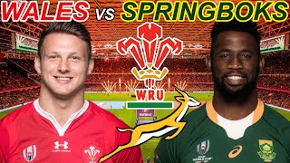 WALES vs SPRINGBOKS Live Commentary (Autumn Nations Series 2021)