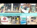 Under the Kitchen Sink Cabinet Organization | How to Organize | Decluttering | Clean With me