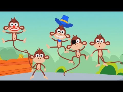 Five Little Monkeys | Kids rhymes | Nursery Rhymes | Songs For Children