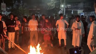 Police In Dhaka Clash With Protesters Seeking Justice For Activist Killed In December