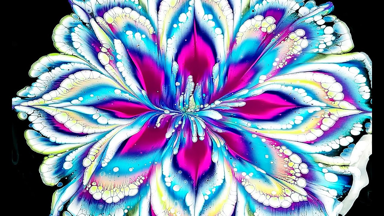 3D Printed Cups Split cup pour Reverse flower dip Acrylic Pouring