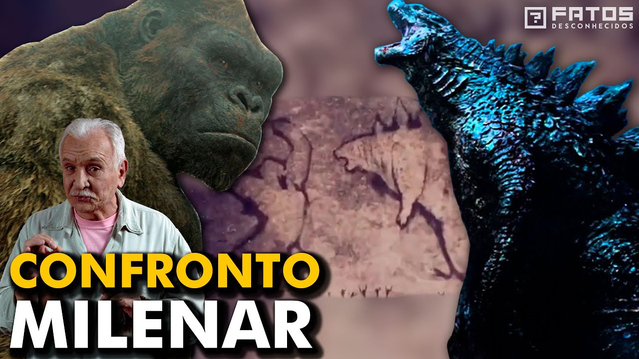 Como começou a batalha ancestral do Godzilla contra o Kong?