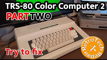 TRS-80 CoCo 2 - Try to Fix - Homebrew Composite Mod
