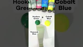 Colour mixing with Hookers Green - which shade is your favourite?