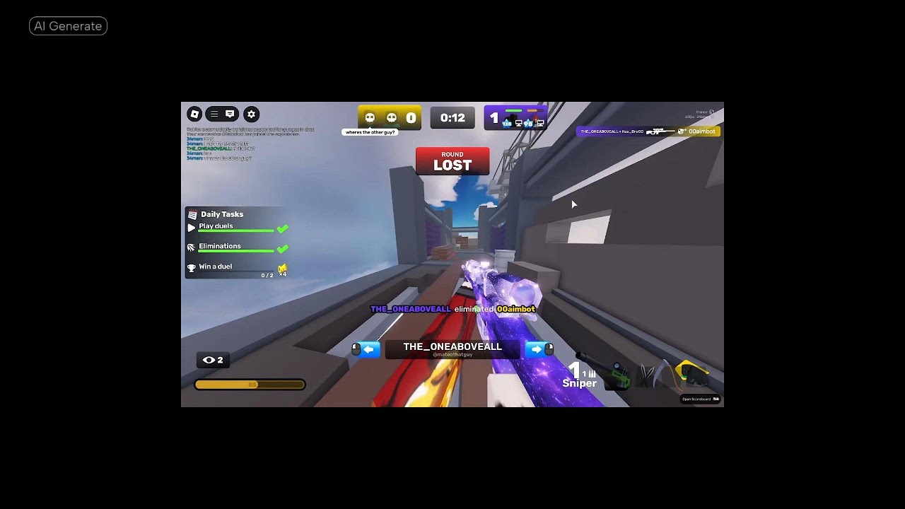 I did duels in roblox rivals - YouTube