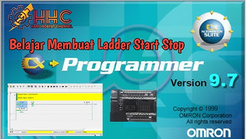 Belajar membuat ladder start stop pada CX Programmer