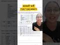 सरकारी भर्ती 7267 VACANCY | Latest Govt Jobs #shorts
