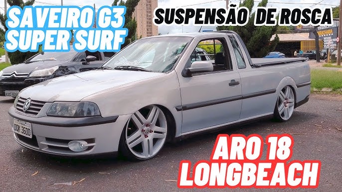 Carro Volkswagen Saveiro G4 Surf (Rebaixada com som/moto na capota) - Fase  2 Proton Bus - Lukas Gameplays