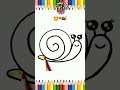 How to draw a snail minipuppetfamily shorts snail snaildrawing drawing tutorial youtube