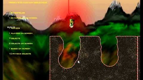 Burza - Falling objects merging with ground