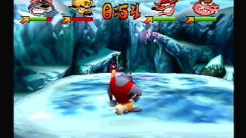 Crash Bash (Coop) : Manic Panic (Level 17) Trophy, Gem, and Crystal