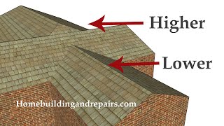 Here&#39;s What Really Determines The Ridge Height At Intersection Points On Homes With Same Roof Pitch