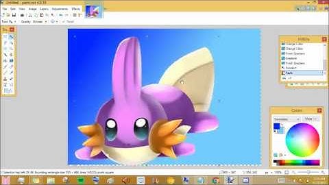 How to make an image transparent in paint.net!